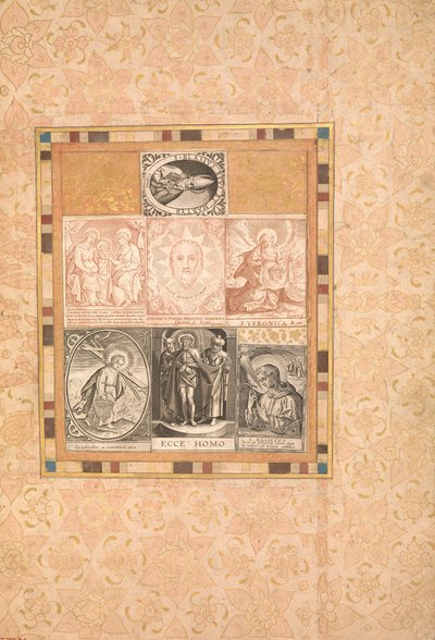 Sete Cenas Devocionais, Fólio do Álbum Bellini, ca. 1600. de Unbekannt