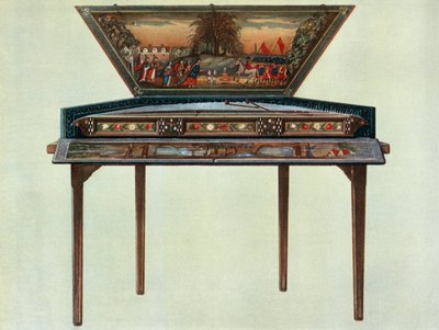 Dulcimer do século XVII da coleção H. Boddingtons, 1948 de Unbekannt