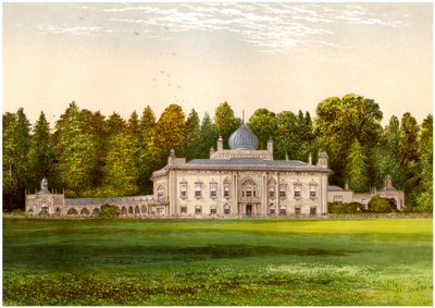 Sezincote, Gloucestershire, casa do Baronet Rushout, c1880 de Unbekannt