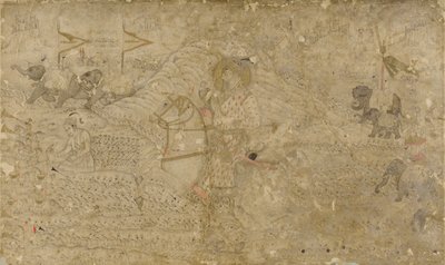 Shah Jahan e seu filho Dara Shikoh Hunting, s. 1790. de Unbekannt