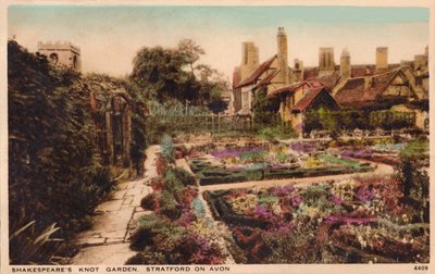 Jardim do nó de Shakespeares, Stratford-Upon-Avon, c1910. de Unbekannt