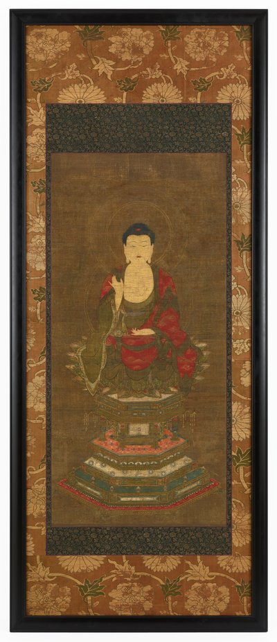 Pregação de Shakyamuni, período Muromachi, século XVI. de Unbekannt