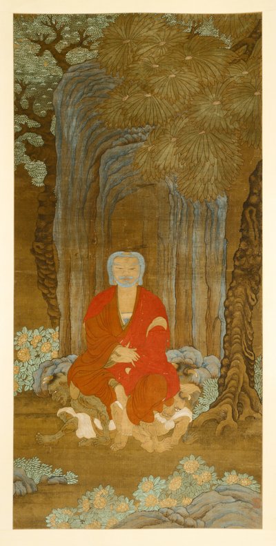 Shakyamuni sob a árvore de Bodhi, 1600-50. de Unbekannt