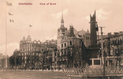 Xangai. Vista de Bund, c1918 de Unbekannt