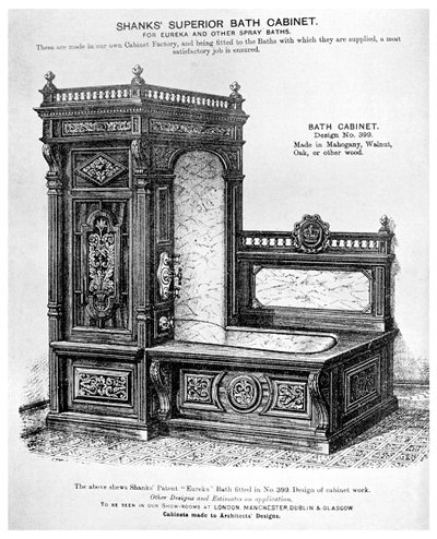 Armário de banho superior da haste, c1880 1956 de Unbekannt