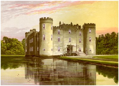 Castelo de Shirburn, Oxfordshire, casa do conde de Macclesfield, c1880 de Unbekannt