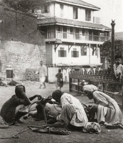 Tiro de boi, Índia, c1927-c1929 de Unbekannt