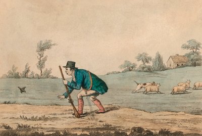 Cena de filmagem, 1813. de Unbekannt