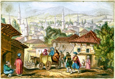 Shumla. Uma cidade na parte nordeste da Bulgária, século XIX de Unbekannt