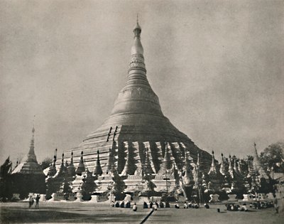 Pagode Shwe Dagon, Rangum, 1900. de Unbekannt
