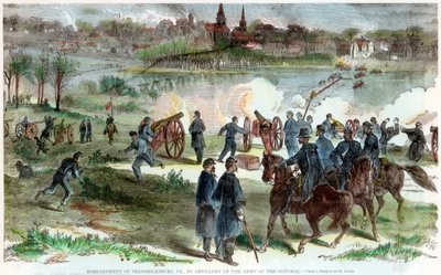 Cerco a Fredericksburg, Virgínia, guerra civil americana, c1864-c1865 de Unbekannt