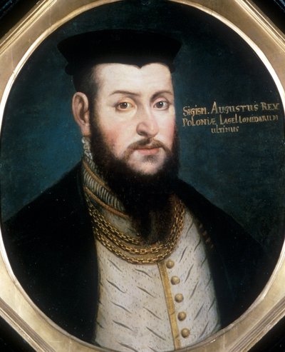 Sigismundo II, Augusto, co-governante da Polônia com seu pai 1530-1548, único governante de 1548 de Unbekannt
