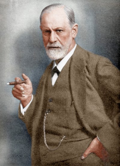 Sigmund Freud 1856-1939, neurologista austríaco de Unbekannt