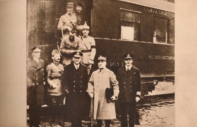 Assinatura do Armistício para terminar a Primeira Guerra Mundial, 11 de novembro de 1918 1935 de Unbekannt