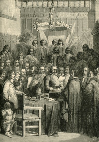Assinatura do Tratado de Vestfália, 24 de outubro de 1648, 1890. de Unbekannt