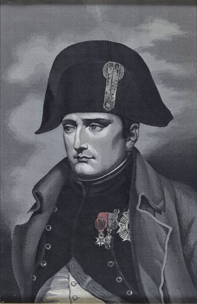 Retrato de tecelagem de seda do imperador Napoleão I Bonaparte 1769-1821 de Unbekannt