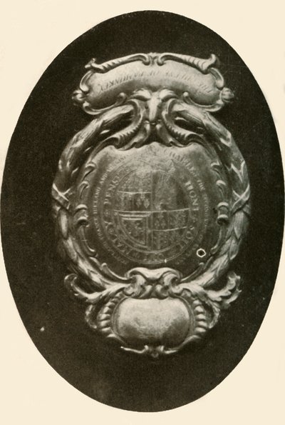 Frontlet de prata, com brasão de armas inglês, 1677, 1937. de Unbekannt