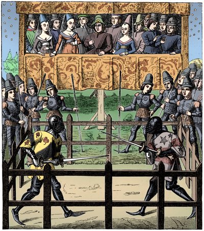 Combate único, século XV 1849 de Unbekannt