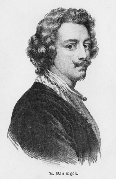 Sir Anthony van Dyck 1599-1641, pintor flamengo, início do século XX de Unbekannt