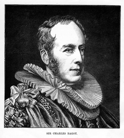 Sir Charles Bagot, diplomata inglês, século XIX de Unbekannt