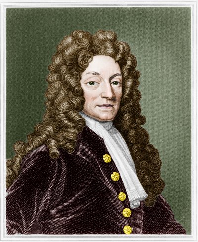 Sir Christopher Wren, arquiteto inglês, c1680 de Unbekannt