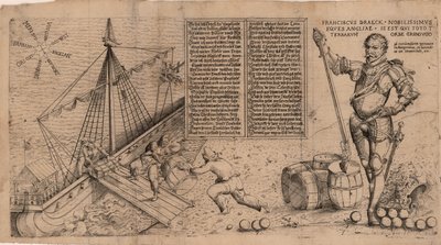 Sir Francis Drake, ca. 1588. de Unbekannt