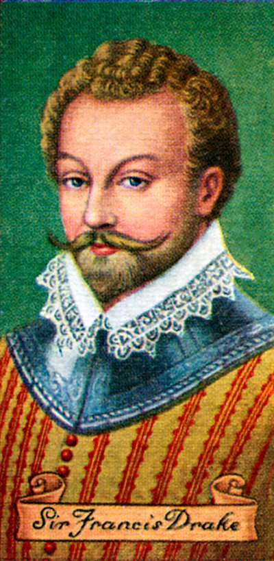 Sir Francis Drake, retirado de uma série de cartões de cigarro, 1935 de Unbekannt