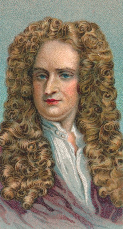 Sir Isaac Newton 1643-1727, matemático inglês, astrônomo e físico, 1924 de Unbekannt
