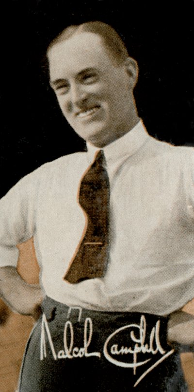 Sir Malcolm Campbell 1885-1948, motorista de corrida inglês e jornalista de automobilismo, 1935 de Unbekannt