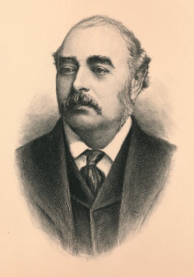Sir Matthew White Ridley, 1º Visconde Ridley 1842-1904, político conservador britânico e sta de Unbekannt
