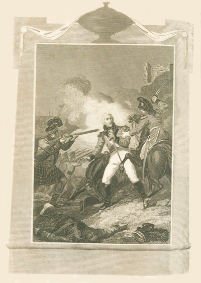 Sir Ralph Abercrombie na Batalha de Alexandria, 1801, 1816. de Unbekannt
