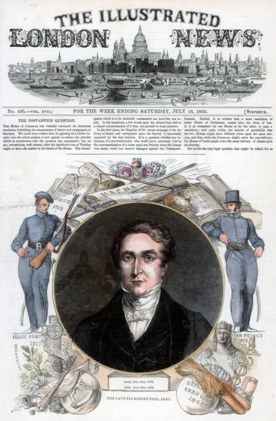 Sir Robert Peel, 1850 de Unbekannt