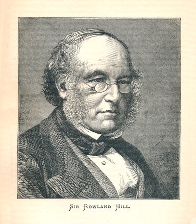 Sir Rowland Hill, criador do selo postal, 1893. de Unbekannt