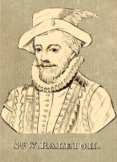 Sir W. Raleigh, c1552-1618, 1830. de Unbekannt