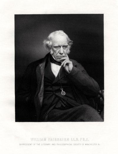 Sir William Fairbairn, 1º Baronete, engenheiro escocês, século XIX de Unbekannt
