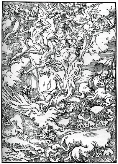 Esboço do último julgamento em Gerard d&39;Euphrate, Paris, 1549, 1870 de Unbekannt