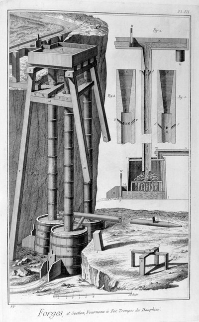 Forno de fundição de ferro, 1751-1777 de Unbekannt