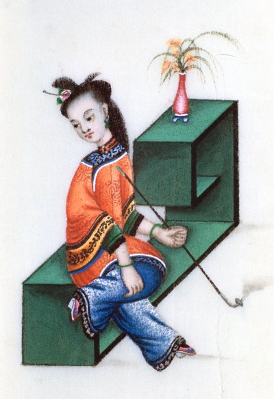 Fumo ópio, meados do século XIX de Unbekannt