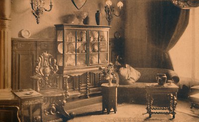 Sala para fumantes na Embaixada Cubana em Bruxelas, Bélgica, 1927. de Unbekannt