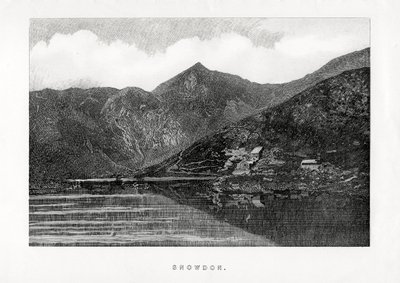 Snowdon, País de Gales, 1896 de Unbekannt