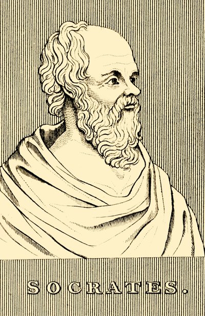 Sócrates, c470-399 aC, 1830. de Unbekannt