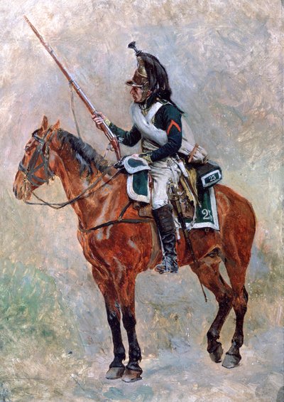 Soldado a cavalo, século XIX de Unbekannt