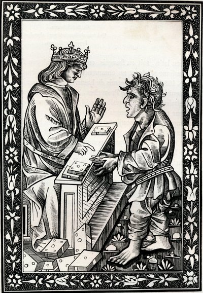 Salomão e Marcoul, século XV, 1849. de Unbekannt