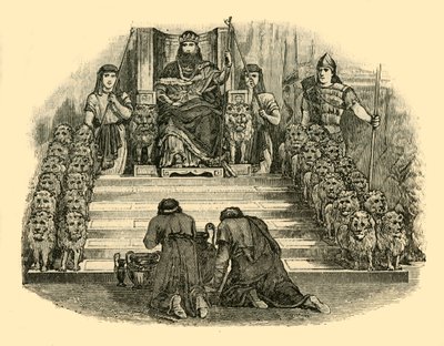 Trono de Salomão, Restaurado, 1890. de Unbekannt