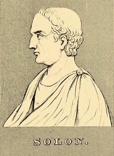 Solon, c630-c560 aC, 1830. de Unbekannt