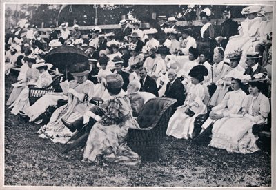 Alguns dos espectadores do Guards Sports em Chelsea, 1906 de Unbekannt