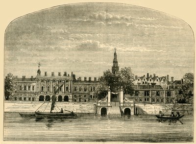 Somerset House and Stairs, 1881. de Unbekannt