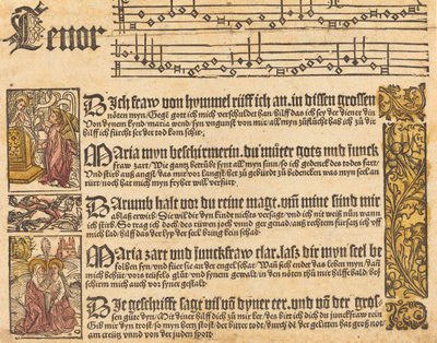 Canção à Virgem, c. 1500. de Unbekannt