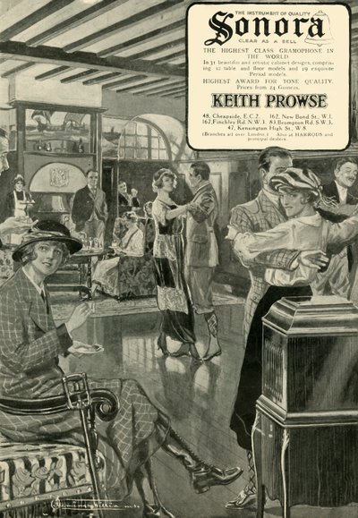 Sonora - o gramofone de classe mais alta do mundo, 1920. de Unbekannt