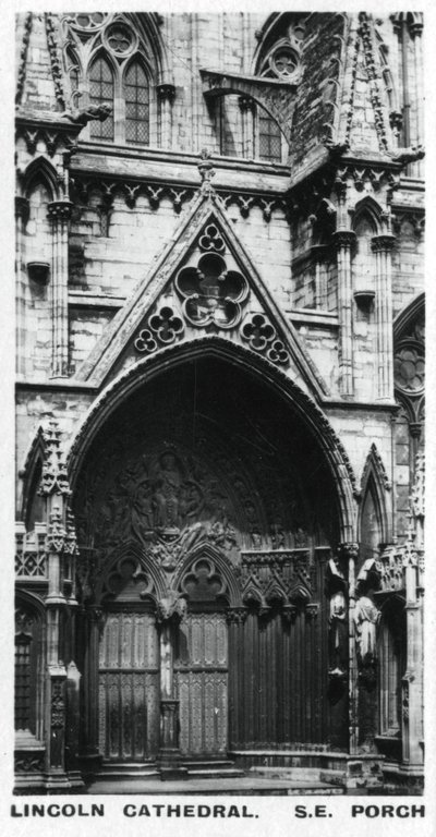 Alpendre sudeste, Catedral de Lincoln, c1920s de Unbekannt